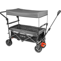 Brunner Cargo Prime Bollerwagen klappbar schwarz 123 x 54,5 x 99 / 112 cm