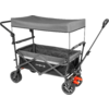 Kleine productafbeelding Brunner Cargo Prime Bollerwagen klappbar schwarz 123 x 54,5 x 99 / 112 cm 1