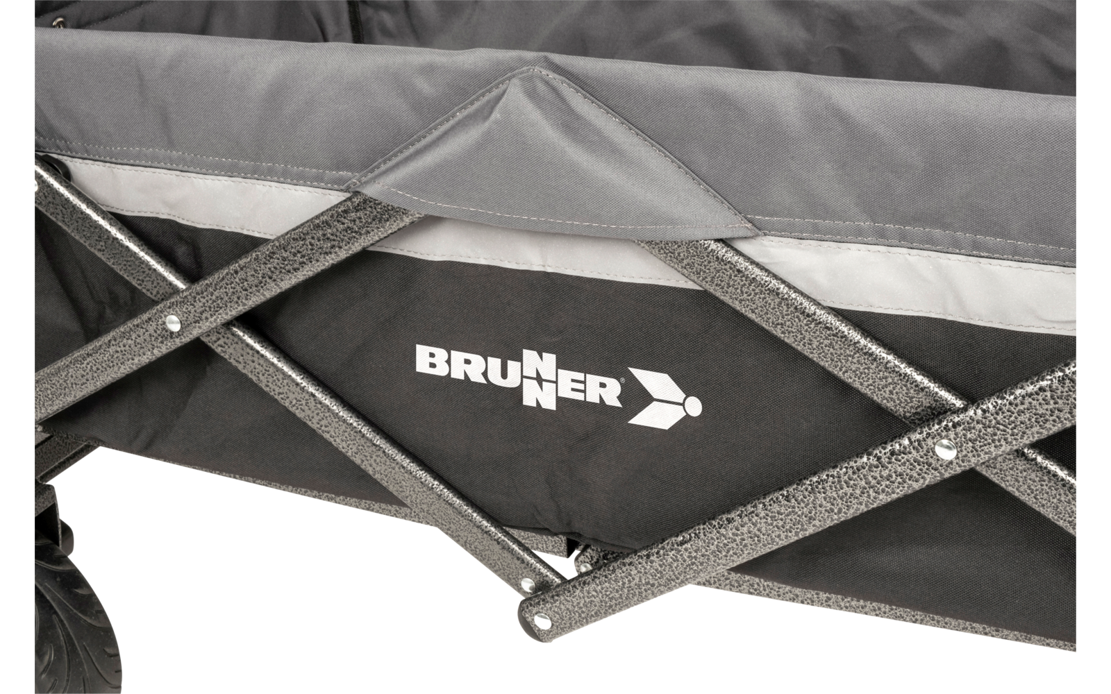 Product afbeelding Brunner Cargo Prime Bollerwagen klappbar schwarz 123 x 54,5 x 99 / 112 cm 1