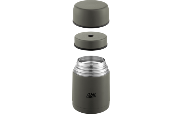 Esbit Stainless Steel Insulated Food Container - Camping Thermal Cookware, BPA-Free