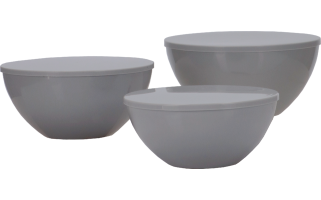 Travellife Palma bowls 6 pieces light gray
