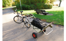 127559 - Eckla Fahrrad Zugstange für Beach-Rolly