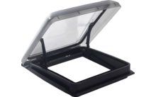 128715 435991 - MPK VisionStar M LED Lanterneau sans ventilation permanente avec éclairage LED 400 x 400 mm noir