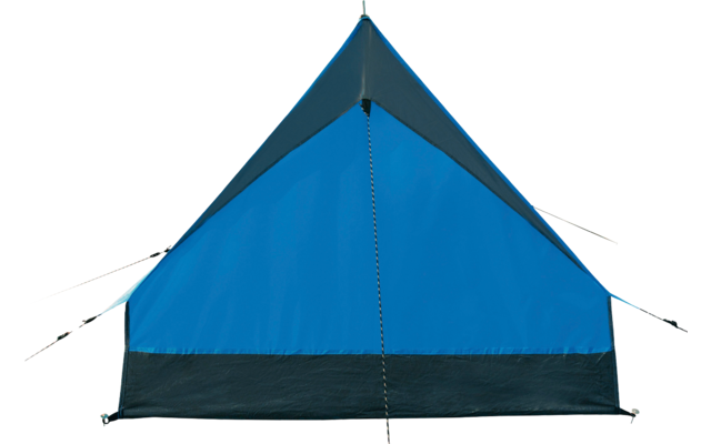 High Peak Minipack tente de maison à toit simple pour 2 personnes bleu/gris