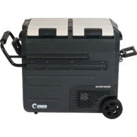 Eurom Big Fred Kompressor Kühlbox Dual Zone mit Rollen 12/24V 58 Liter