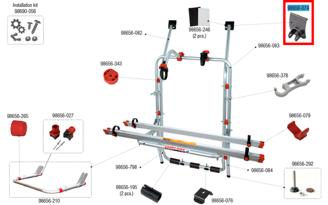 Image du produit Plaque de retenue sup&eacute;rieure T4 1