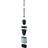 Metaltex Cleany WC-B&uuml;rste Inox/schwarz