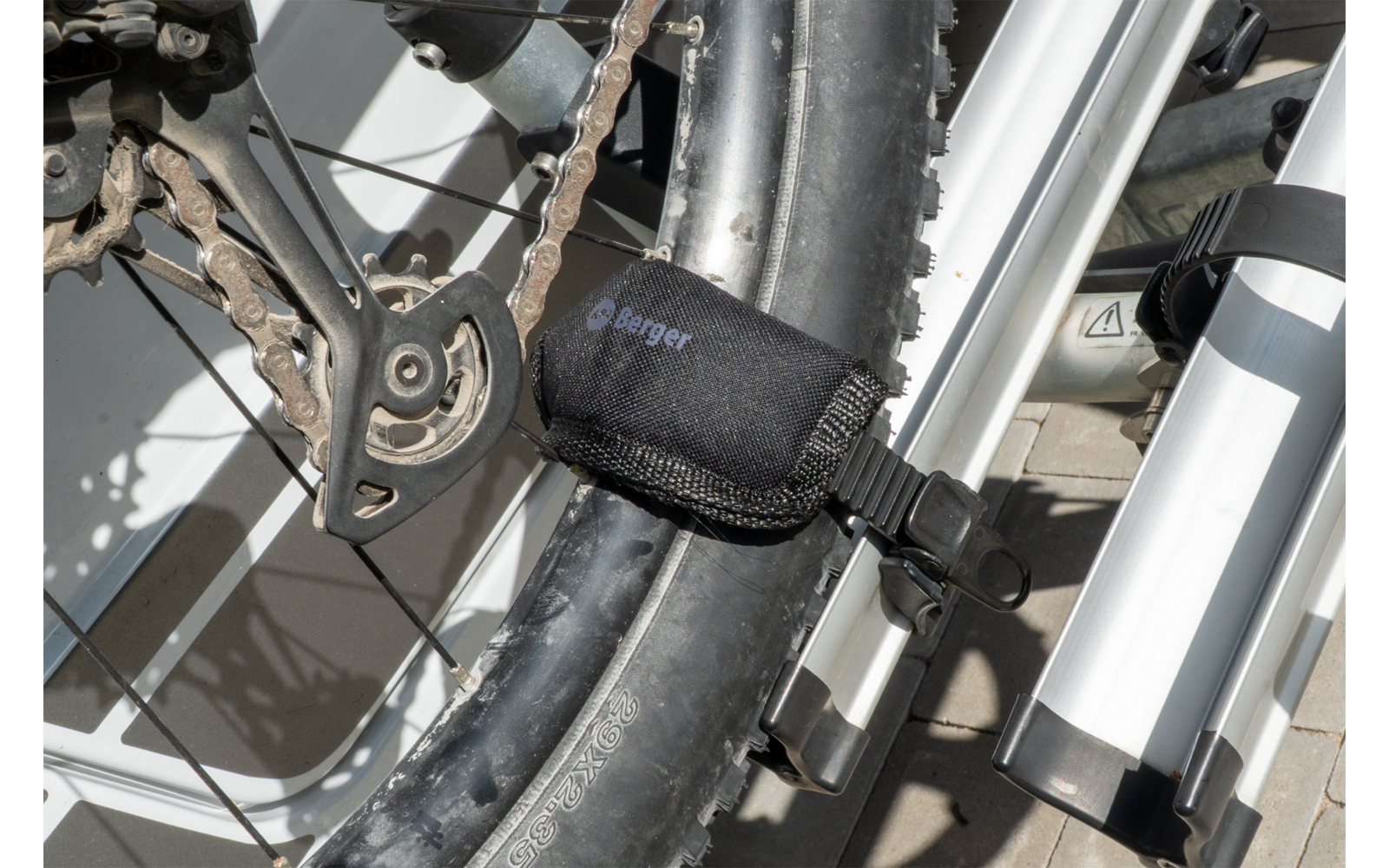 Product image Berger transport protection set for bicycle carrier 7-piece 1