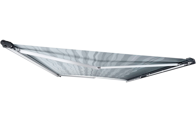 Dometic PerfectRoof PR2000 Dachmarkise Gehäusefarbe Anthrazit Tuchfarbe Horizon Grey 3,5 m
