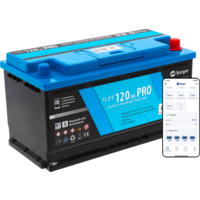 Batterie Berger LiFePO4 Lithium Pro 120 Ah 12 V avec Bluetooth & chauffage