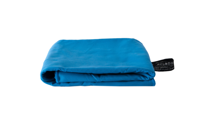 BasicNature serviette velours 60 x 120 cm bleu