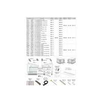 Fiamma mounting kit for Clipsysystem S for Privacy Room Fiamma item number 98655-899
