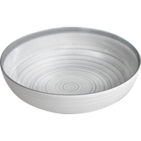 Brunner Bellagio Melamin-Mineralgemisch Suppenteller 21 cm hellgrau