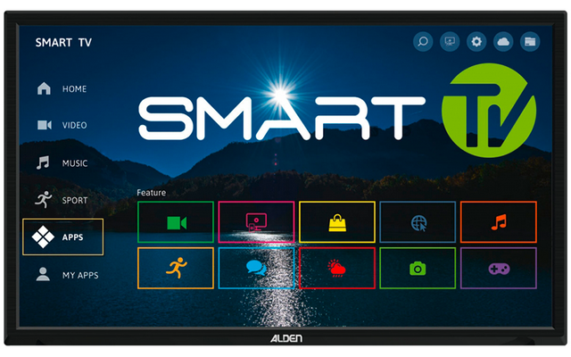 Product image Alden Smartwide LED Camping Smart TV incl. Bluetooth 22 inch 1