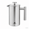 Groenenberg French Press Kaffeezubereiter Edelstahl mit 3 Ersatzfiltern 600 ml