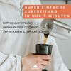 Groenenberg French Press Kaffeezubereiter Edelstahl mit 3 Ersatzfiltern 600 ml