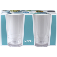 Mepal Flow Kunststoffglas 2 Stück 275 ml