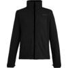 Schwarze Jacke mit Reißverschluss und Stehkragen