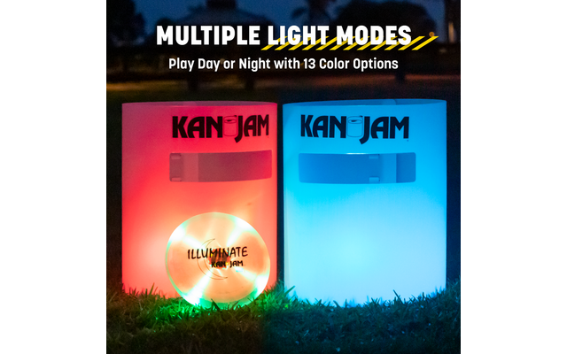 Produktbild KanJam Illuminate Disc Spiel Set mit LED-Beleutung  6-teilig 1
