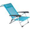Bo-Camp silla de playa Saint-Tropez con almohada azul