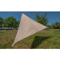 Bent Sonnensegel TC-Zip-Canvas Single aus Baumwoll-Mischgewebe Ocker