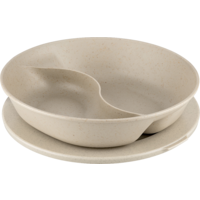 Assiette à compartiment Koziol Connect Separee avec couvercle 1,5 litre nature desert sand