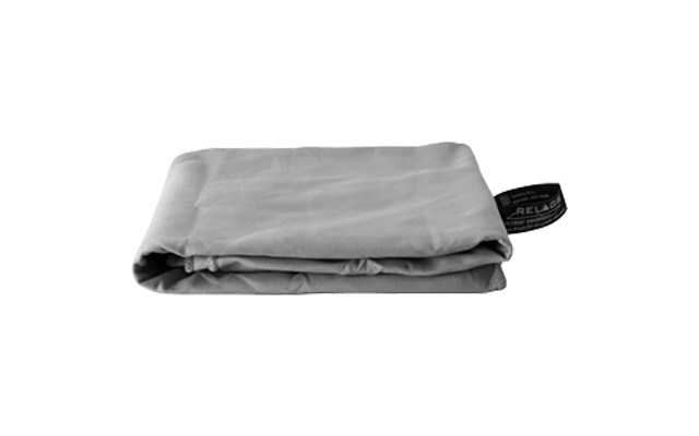 BasicNature towel velour 85 x 150 cm gray
