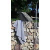 BasicNature Asciugamano Velour 85 x 150 cm grigio
