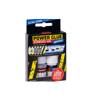 HG Power Glue Welding Gel and 5 ml Booster transparent