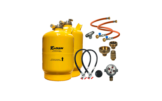 Gaslow double cylinder kit with filler neck 6 kg