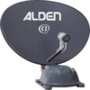 Sistema satellitare Alden AS2@ 80 HD Platinium completamente automatico con antenna LTE e A.I.O. Smart TV con ricevitore integrato e controllo dell'antenna da 24 pollici