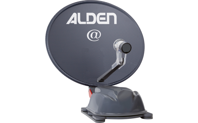 Alden AS2@ 60 HD Platinium fully automatic satellite system including LTE antenna and A.I.O. Smart TV with integrated receiver and antenna control 24 inch