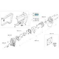 Couvercle avant et arri&egrave;re pour moteur kit F45s - couleur titane, pi&egrave;ce de rechange n&deg; 98655-999 Fiamma