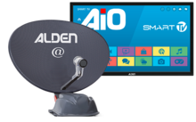 140993 626655 649303 - Alden AS2@ 80 Satellitenanlage Platinium inkl. A.I.O. EVO SMART-TV