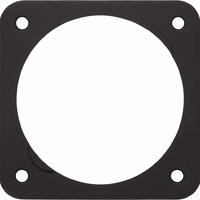 Inprojal System 10.000 Distanzplatte schwarz 