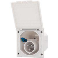 Berger CEE-Einspeisestecker weiß