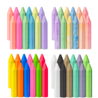 alldoro Stra&szlig;enmalkreide Set 51-teilig bestehend aus 48 Kreiden mit 3 Haltern