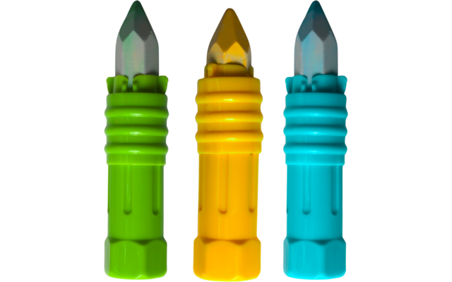 Produktbild alldoro Stra&szlig;enmalkreide Set 51-teilig bestehend aus 48 Kreiden mit 3 Haltern 1