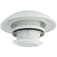 Aireador con ventilador de 12 V gris claro Comet