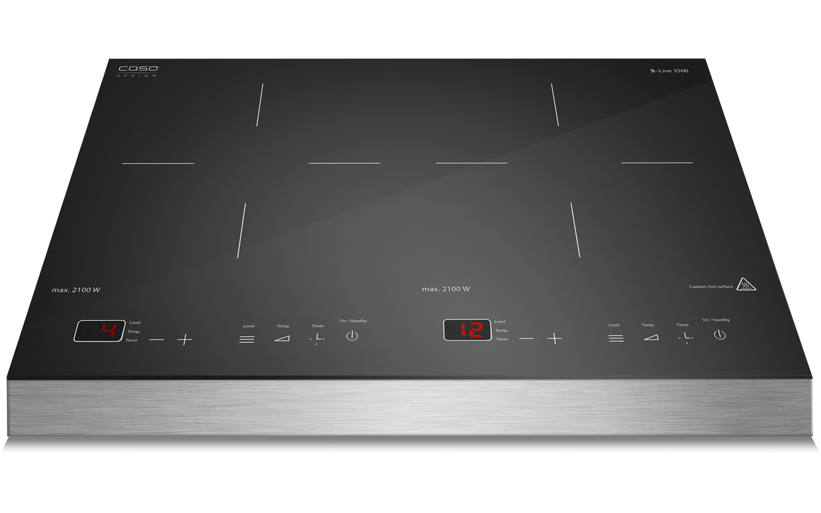 Produktbild Caso S-Line 3500 Doppelinduktionskochfeld 3500 W 1