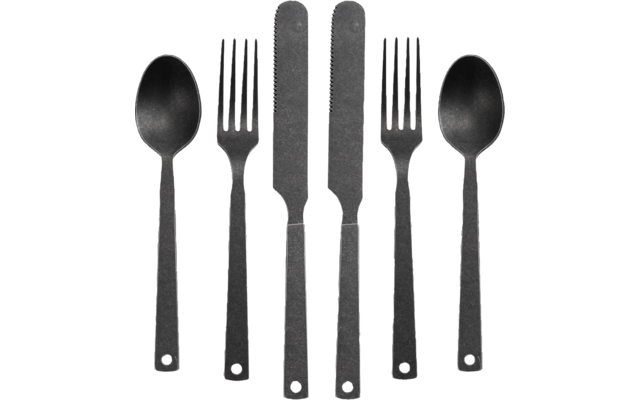 Barebones cutlery set 6 pieces matt