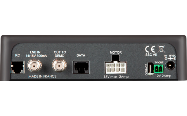 Alden AS4 60 SKEW / GPS Ultrawhite inclusief S.S.C. HD bedieningsmodule en LED TV Smartwide 22" DVB-S2 Bluetooth antenne