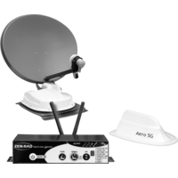 Reflexion vollautomatisches Satellitensystem inklusive 4G Router Komplettkit SatCombo60Alu geeignet f&uuml;r Wohnmobil/-wagen/Kastenwagen/LKW 