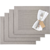 Westmark home placemats 42 x 32 cm taupe hell - 4-delige set