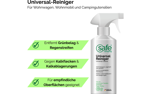 Immagine del prodotto Safe Camping Universal-Reiniger f&uuml;r Caravan, Wohnmobil und Zubeh&ouml;r 1