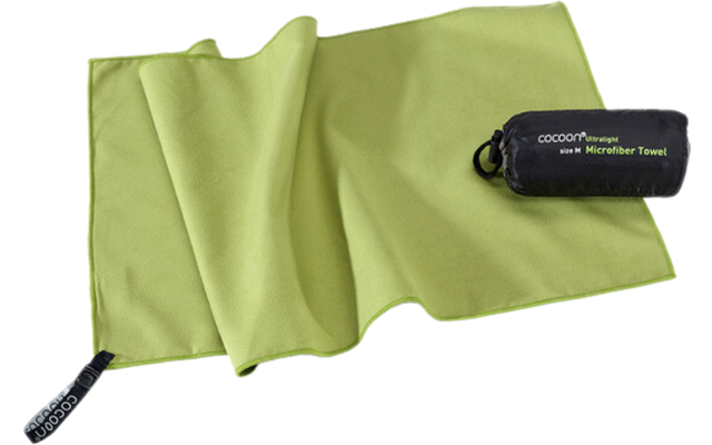 Cocoon Microfiber Handdoek Ultralicht wasabi L