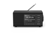 Digital radio DR1000DE, FM/DAB/DAB+, Black