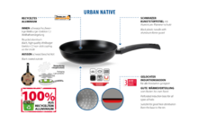 Elo Urban Native Pan de aluminio reciclado negro
