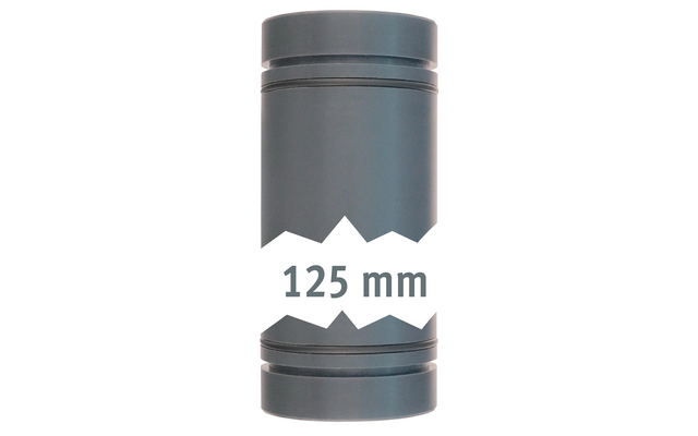 Lilie Tube 40 mm avec joint torique des deux côtés 12,5 cm