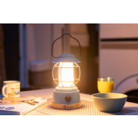 Lanterne de camping LED Hopuni avec variateur d'intensité lumineuse bleu Berger